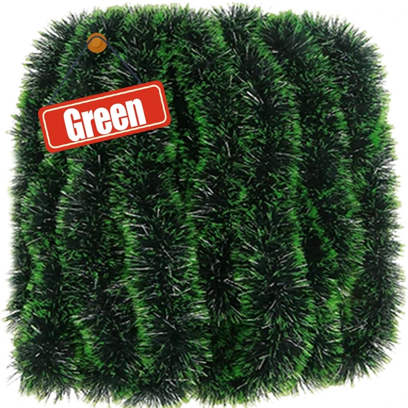 2M-30M Weihnachts-Lametta-Bänder, Girlanden, Künstliche Madder-Bänder, Diy-Kranz, Party-Deko, Weihnachtsbaum-Hängeornamente 2M-30M Weihnachts-Lametta-Bänder, Girlanden, Künstliche Madder-Bänder, Diy-Kranz, Party-Deko, Weihnachtsbaum-Hängeornamente - Image 7