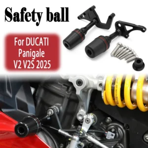 Für DUCATI Panigale V2 V2S 2025 Motorradzubehör CNC Sturzschutz Rahmen-Slider Verkleidungsschutz Crashpad Protektor Passend