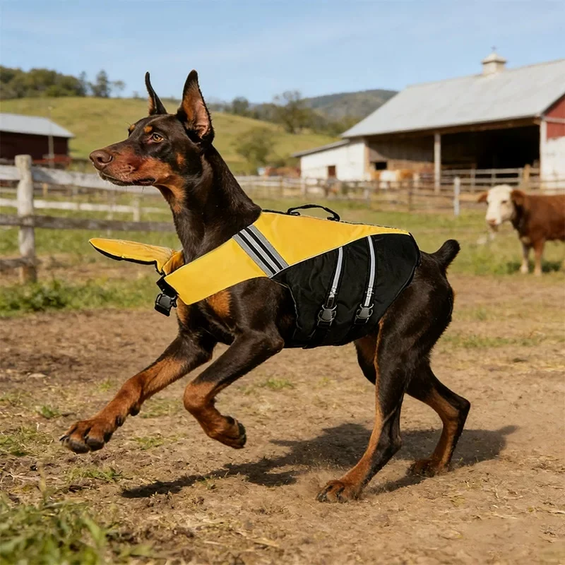 Hundeschwimmweste Mit Kinnstütze, Auftriebsanzug Für Kleine Und Mittelgroße Hunde Zur Verhinderung Des Ertrinkens J095 Hundeschwimmweste Mit Kinnstütze, Auftriebsanzug Für Kleine Und Mittelgroße Hunde Zur Verhinderung Des Ertrinkens J095 - Image 6