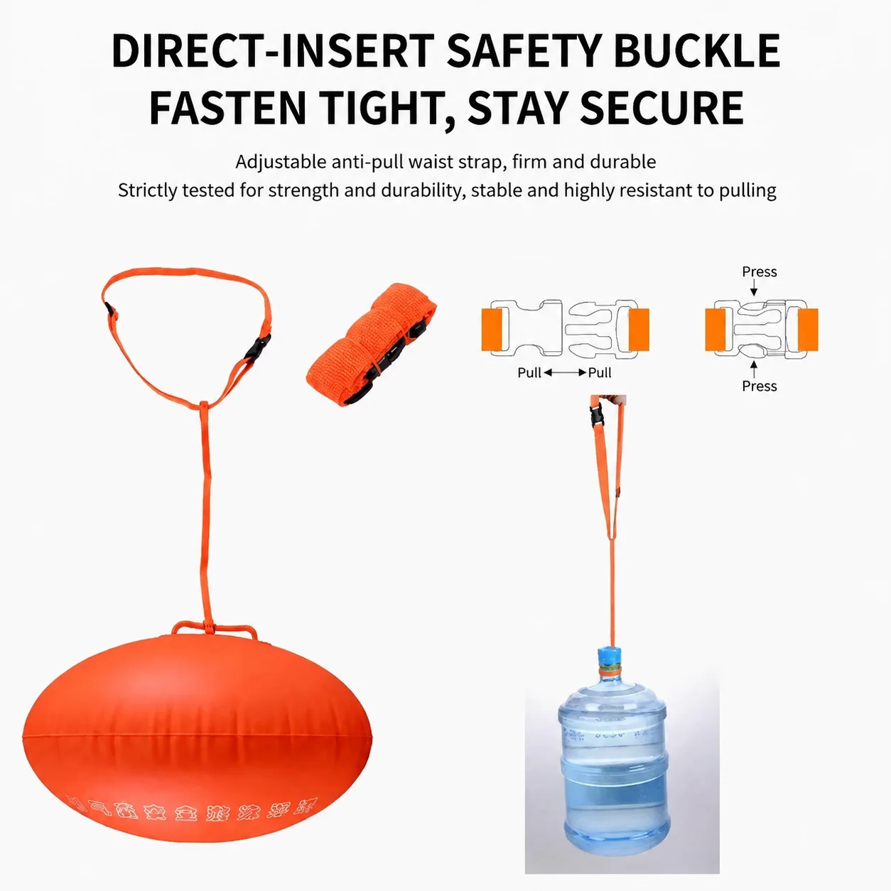 Schwimmspezifische Doppel-Airbag-Sicherheits-Schwimmtasche, Verdickt, Anti-Ertrinkungs-Schwimmhilfe, Outdoor-Rettungsausrüstung, Hüftgurt, Folgehilfe Schwimmspezifische Doppel-Airbag-Sicherheits-Schwimmtasche, Verdickt, Anti-Ertrinkungs-Schwimmhilfe, Outdoor-Rettungsausrüstung, Hüftgurt, Folgehilfe - Image 4
