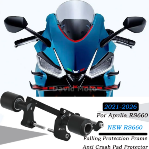 NEUER RS660 Motorrad-Sturzschutz Rahmen-Slider Verkleidungsschutz Anti-Crash-Pad Protektor für Aprilia RS660 2021-2026 RS 660