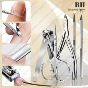 3/4/5-teiliges Set Nagelknipser, Schere, Nagelhautschneider, extrem scharfe Kante, Nagelhautschieber, Schneidewerkzeug, Entferner, Pediküre- und Maniküre-Werkzeuge