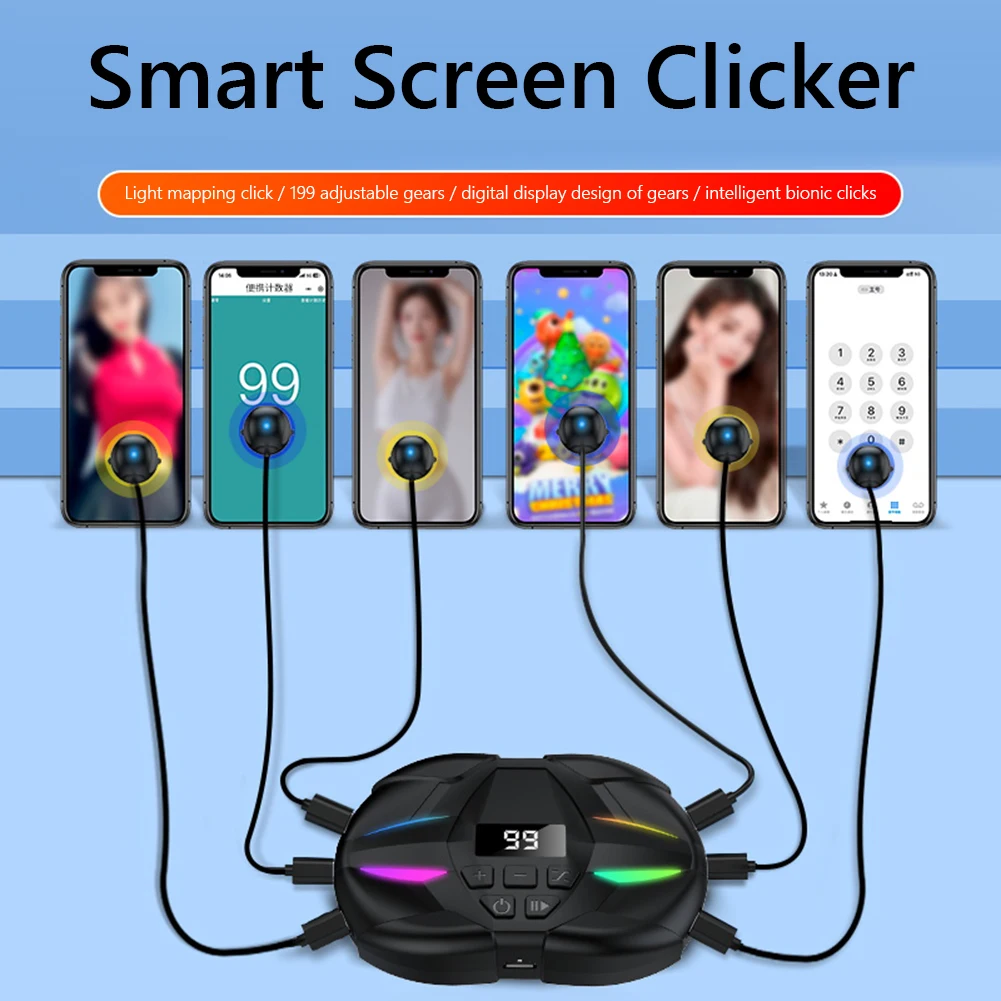 Auto Clicker Physical Simulation Finger Click Device Adjustable Finger Clicking Simulator Game Clicker For Live Broadcast Likes Auto Clicker Physical Simulation Finger Click Device Adjustable Finger Clicking Simulator Game Clicker For Live Broadcast Likes - Image 3