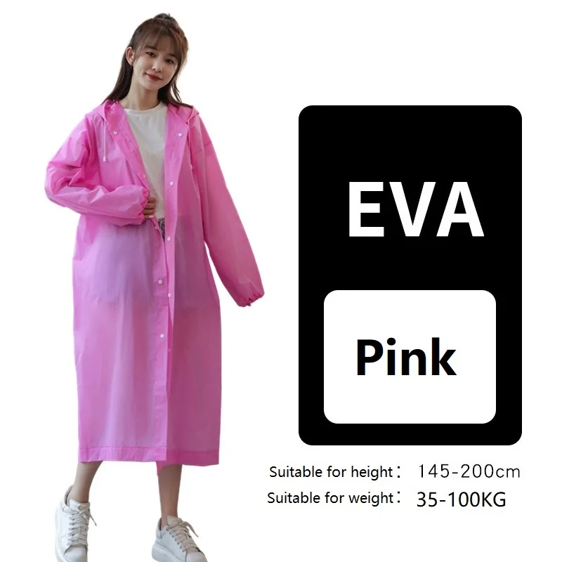 Rainwater Layers Waterproof Women'S Raincoat Rain Cover Protection For Rainy Ponchos Folding Raincoat Trip Ponchos Waterproof Rainwater Layers Waterproof Women'S Raincoat Rain Cover Protection For Rainy Ponchos Folding Raincoat Trip Ponchos Waterproof - Image 12