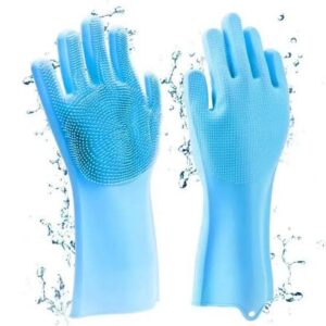 Haustierpflege-Handschuhe, Hunde, Katzen, Baden, sauber, weiches Silikon, Haarentfernung, Hand-Hautschutz-Werkzeug, einfach