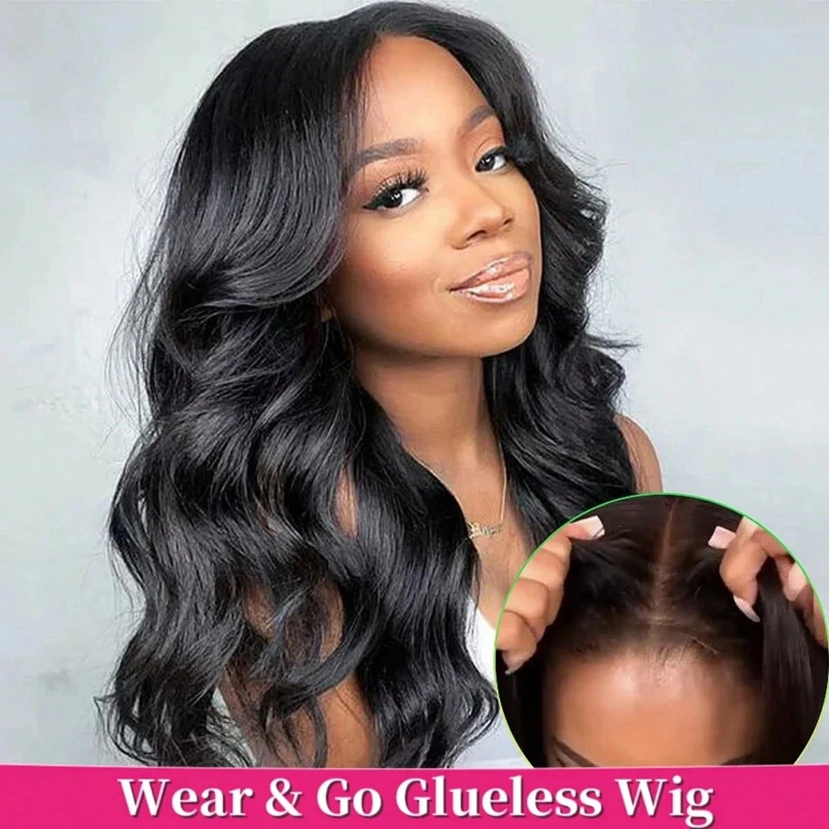Wear And Go Glueless Wigs Human Hair Hd Body Wave Lace Closure Wigs Human Hair For Women 5X5 Glueless Wear To Go Natural Black Wear And Go Glueless Wigs Human Hair Hd Body Wave Lace Closure Wigs Human Hair For Women 5X5 Glueless Wear To Go Natural Black