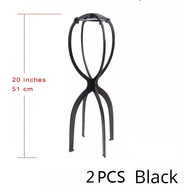 Alileader Günstige 1-3Pcs Ajustable Perücke Steht Kunststoff Hut Display Perücke Kopf Halter Mannequin Kopf/Stehen Tragbare folding Perücke Stand – Bild 14
