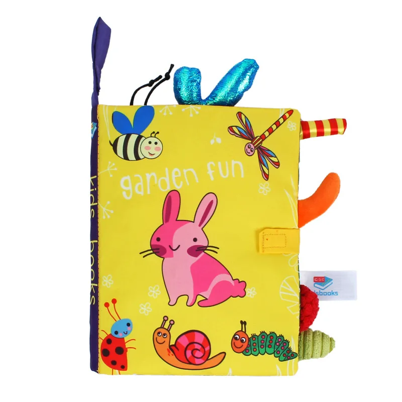 Knisterbuch aus Stoff mit Tierschwänzen, 0–36 Monate - Image 10