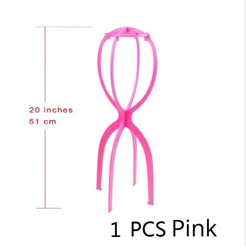 Alileader Günstige 1-3Pcs Ajustable Perücke Steht Kunststoff Hut Display Perücke Kopf Halter Mannequin Kopf/Stehen Tragbare folding Perücke Stand – Bild 8