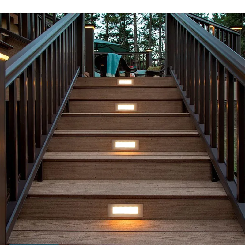 Einbau-Led-Treppenleuchte Ip65 5W – Aluminium-Wandleuchte Für Garten &Amp; Weg, Ac110–220V Einbau-Led-Treppenleuchte Ip65 5W – Aluminium-Wandleuchte Für Garten &Amp; Weg, Ac110–220V - Image 6