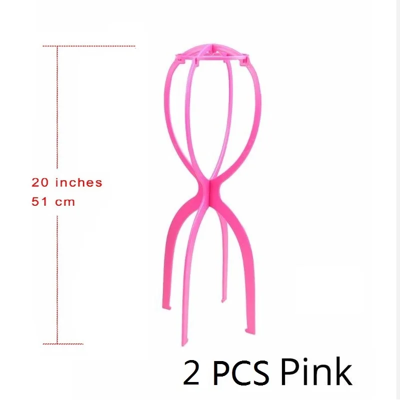 Alileader Günstige 1-3Pcs Ajustable Perücke Steht Kunststoff Hut Display Perücke Kopf Halter Mannequin Kopf/Stehen Tragbare folding Perücke Stand – Bild 16