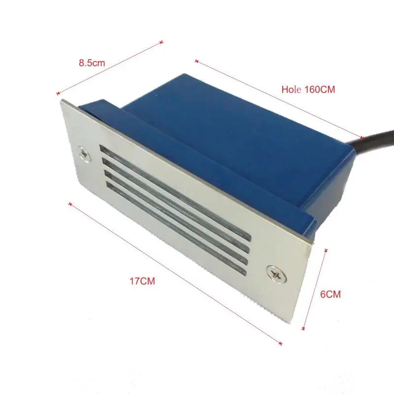 Einbau-Led-Treppenleuchte Ip65 5W – Aluminium-Wandleuchte Für Garten &Amp; Weg, Ac110–220V Einbau-Led-Treppenleuchte Ip65 5W – Aluminium-Wandleuchte Für Garten &Amp; Weg, Ac110–220V - Image 3