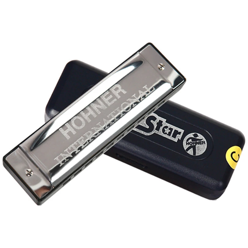 Hohner Silver Star Diatonische Mundharmonika 10 Löcher In C – Blues Harp Hohner Silver Star Diatonische Mundharmonika 10 Löcher In C – Blues Harp