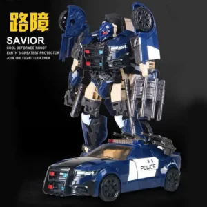 Choice TAIBAI YS05 Transformation Toy Policecar car Robot Barricade Child Boy Toys Model Height 18CM