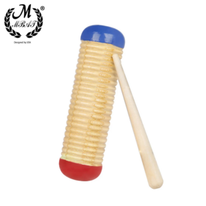 M MBAT Musical Instrument kinder Holz Percussion Tube Baby Rhythmus Guiro Musik Spielzeug Orff Kind Frühen Pädagogisches Spielzeug Werkzeug