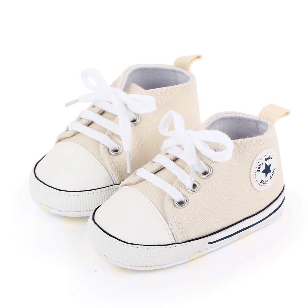 New Baby Shoes Boys Girls Classic Canvas Casual Sneakers Spring Newborn First Walker Toddler Soft Sole Non-Slip Walking Shoes - Image 22