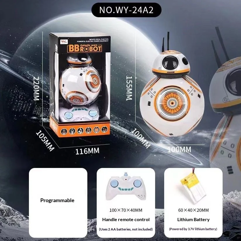 2026 Bb Spherical Remote Control Robot Gesture Control Interactive Toy Gift For Boys Girls Kids Birthday And Holiday 2026 Bb Spherical Remote Control Robot Gesture Control Interactive Toy Gift For Boys Girls Kids Birthday And Holiday - Image 7