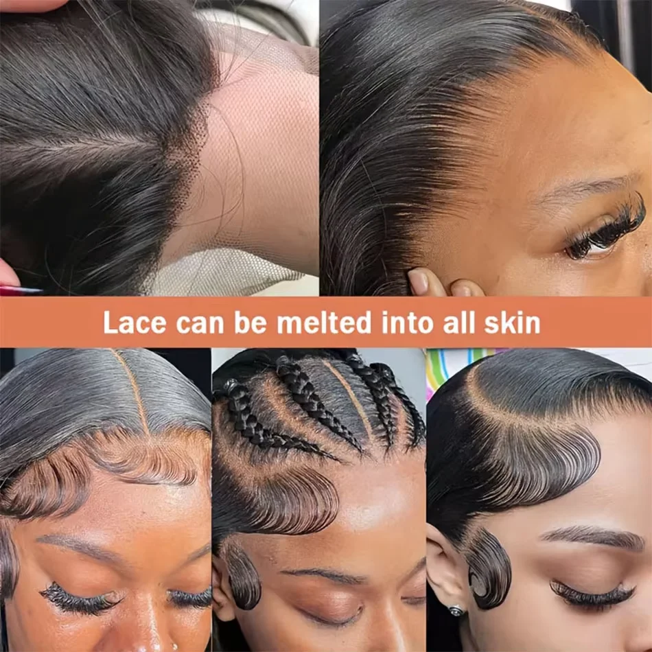 30 Zoll Natürliche Schwarze 360 Lace Front Gerade Echthaarperücken 360 Hd Transparente Volle Spitze Leimlose Perücken Echthaar Vorgezupft 30 Zoll Natürliche Schwarze 360 Lace Front Gerade Echthaarperücken 360 Hd Transparente Volle Spitze Leimlose Perücken Echthaar Vorgezupft - Image 5