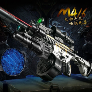 M416 Fully Equipped Toy Gun, Electric and Manual, Can Be Modified with Flashlight and Infrared, Boys' Toy Game Model, Same Model