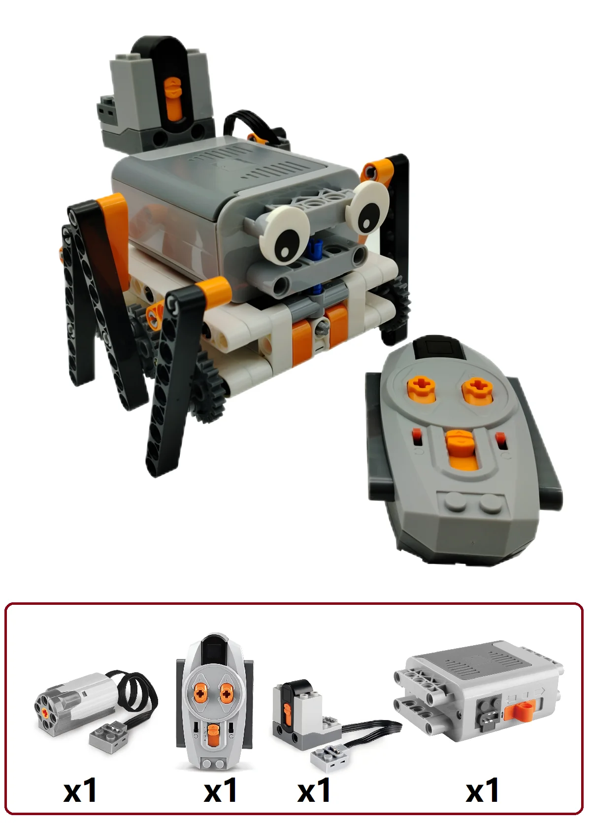 Technische Elektrische Moc-Bausteine, Laufender Roboter, Rc-Omnidirektional-Robotermodell, Diy-Bausteine, Kinderspielzeug Technische Elektrische Moc-Bausteine, Laufender Roboter, Rc-Omnidirektional-Robotermodell, Diy-Bausteine, Kinderspielzeug - Image 11