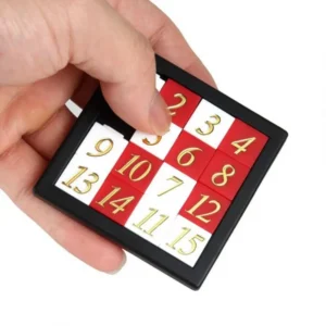 Frühe pädagogische Mathe Spielzeug Entwicklung für Kinder Kunststoff 1-15 Nummer Puzzles Kinder Spielzeug Schiebe puzzle Spielzeug 15 Fliesen Logik Spiel