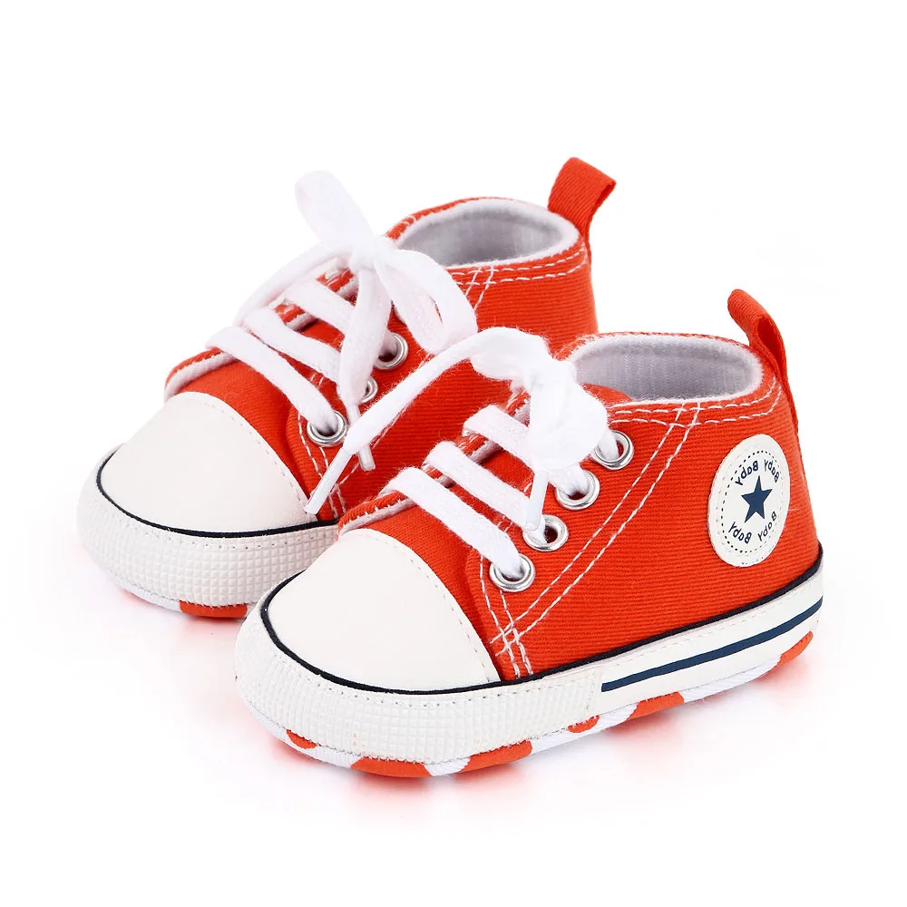 New Baby Shoes Boys Girls Classic Canvas Casual Sneakers Spring Newborn First Walker Toddler Soft Sole Non-Slip Walking Shoes - Image 16