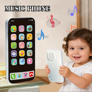 Frühkindliches Lernspielzeug, Pädagogisches Simulations-Telefon-Soundspielzeug, Baby-Bildungsspielzeug, Geschichtenerzähl- und Lernmaschine