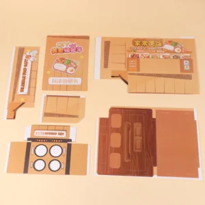 3D Spielküche Spielzeug Kreatives DIY Mini Fast-Food-Modell Lustiges Wiederverwendbares Interaktives Kochspielzeug Kindergeschenke