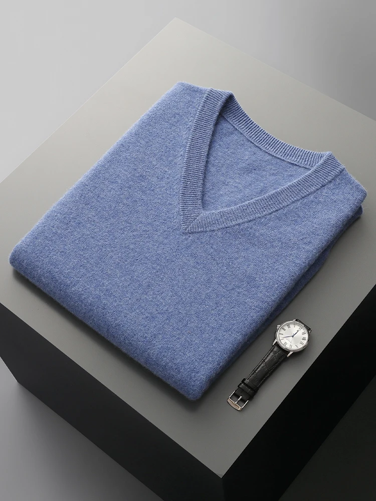 Männer Wolle V-Ausschnitt Pullover Weste Pullover Herbst Winter Grundlegende Casual Kaschmir 100% Merino Wolle Gestrickte Weiche Ärmellose Weste Top Männer Wolle V-Ausschnitt Pullover Weste Pullover Herbst Winter Grundlegende Casual Kaschmir 100% Merino Wolle Gestrickte Weiche Ärmellose Weste Top - Image 3