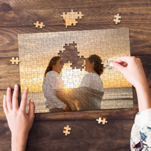 35/300/500/1025 Stück personalisiertes individuelles Fotopuzzle Freund hochladen Foto für individuelles Puzzle einzigartiges Geschenk für Familie Freunde Spe