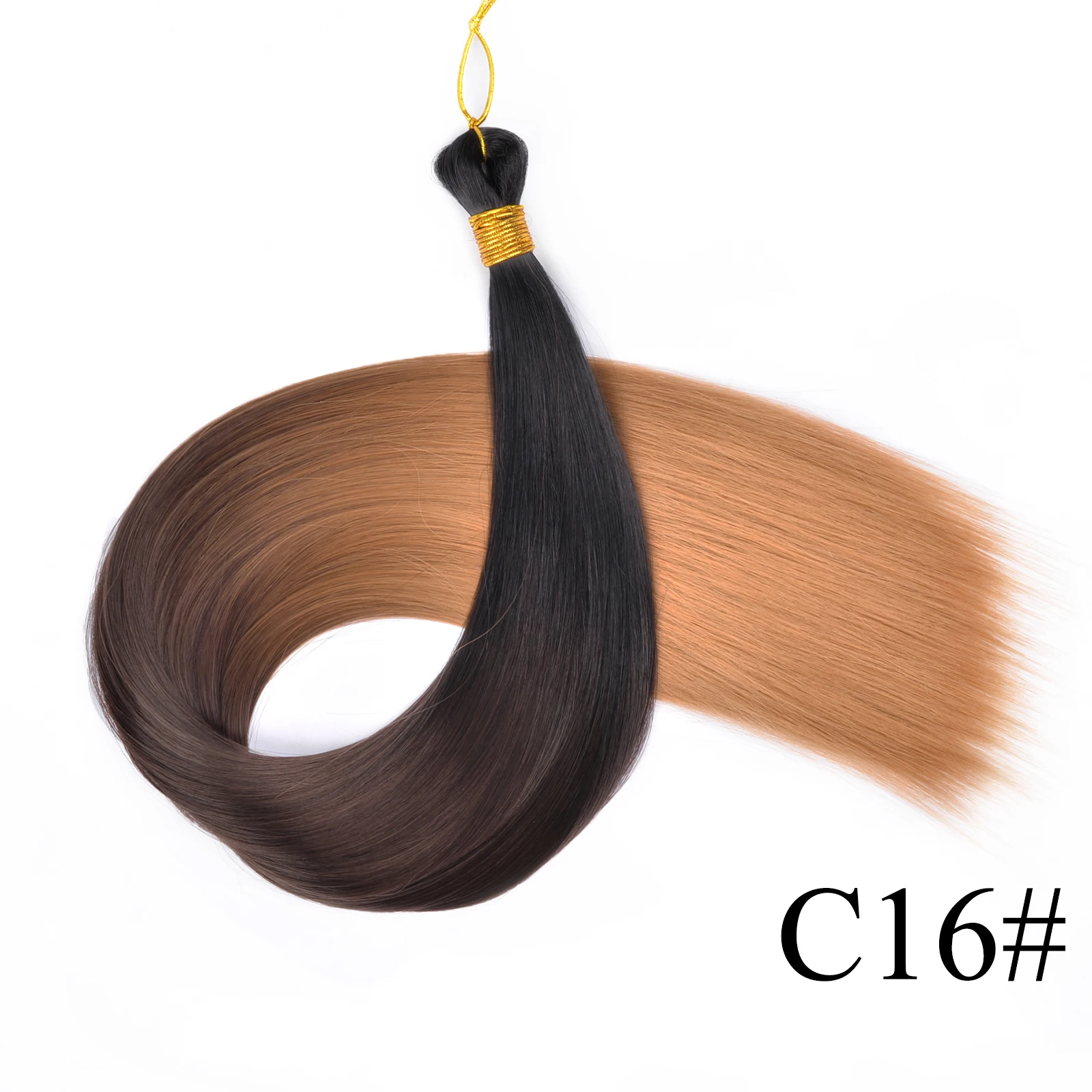 28 Inch 150G Bone Straight Silky Crochet Braiding Hair Synthetic Bulk High Temperature Hair Bundles Extension For Women 28 Inch 150G Bone Straight Silky Crochet Braiding Hair Synthetic Bulk High Temperature Hair Bundles Extension For Women - Image 20