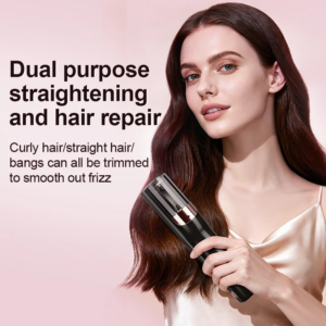Haarspitzen-Trimmer, Splitt-Entferner für trockenes, geschädigtes, sprödes Haar, professioneller automatischer Splitt-Trimmer für Frauen, kabellose Haarschneidemaschine