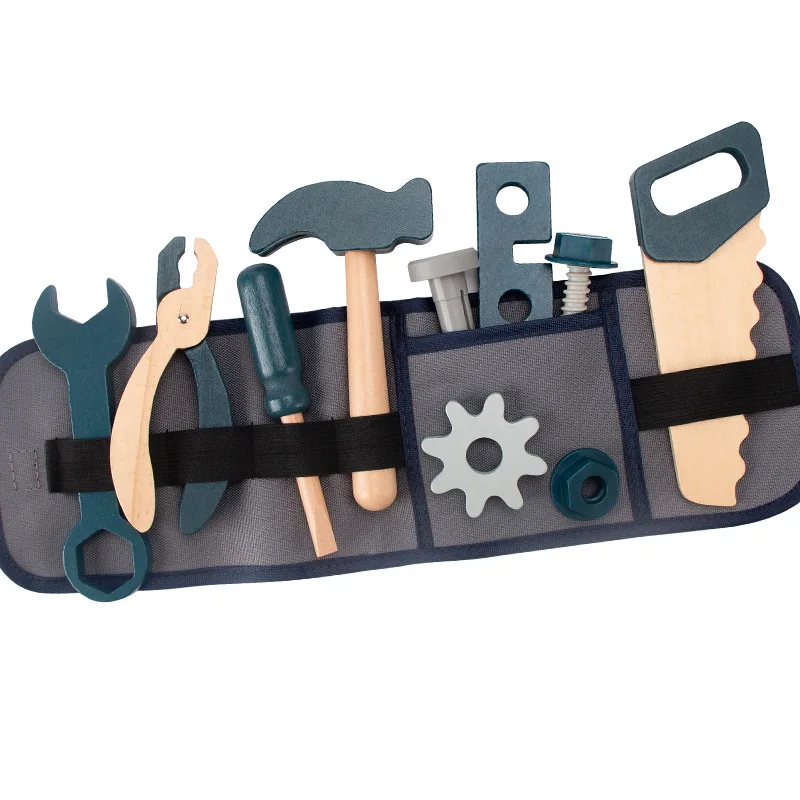 Kids Pretend Play Toy Tool Role Playing Educational Toys 3-6 Year Old Boys Wooden Simulation Children'S Repairman Waist Bag Set Kids Pretend Play Toy Tool Role Playing Educational Toys 3-6 Year Old Boys Wooden Simulation Children'S Repairman Waist Bag Set