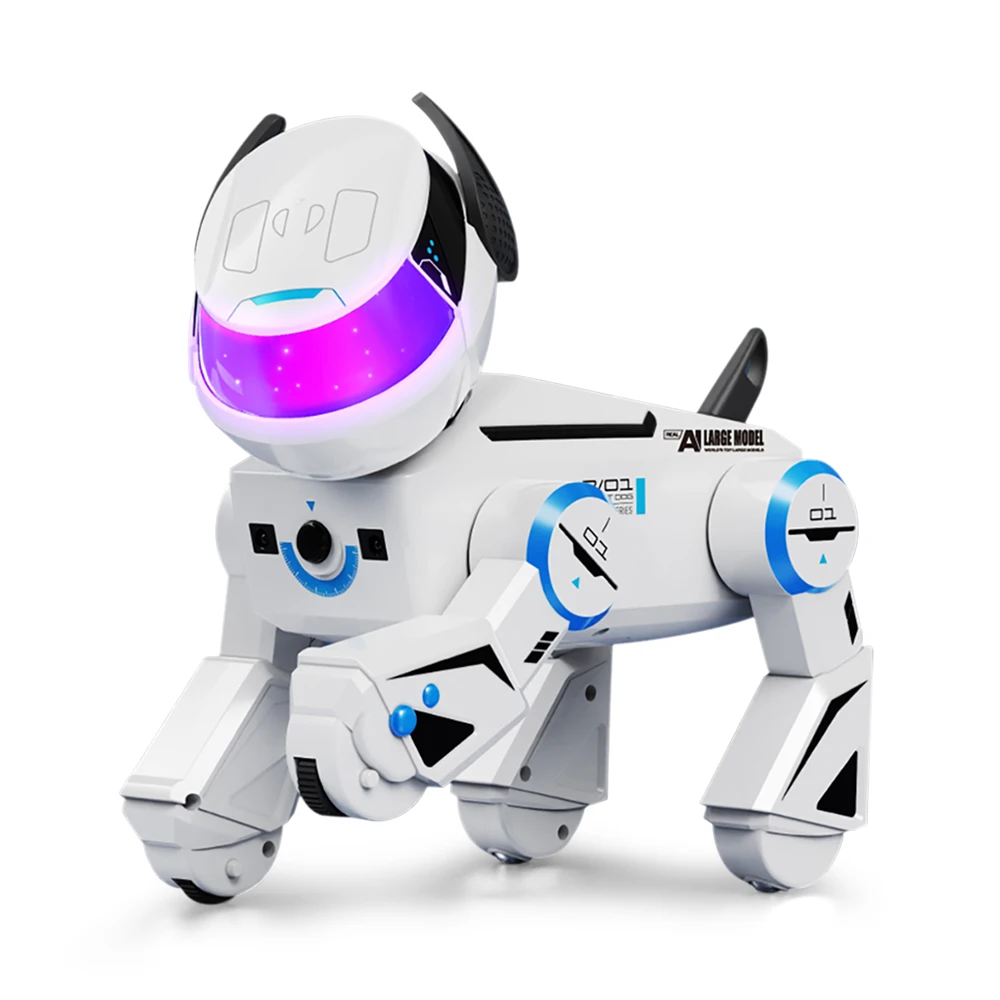 9Imod 2.4G Ki-Roboterhund Sprachinteraktives Stunt-Spielzeug Mit Led, Lehrreiches Geschenk Für Kinder 9Imod 2.4G Ki-Roboterhund Sprachinteraktives Stunt-Spielzeug Mit Led, Lehrreiches Geschenk Für Kinder - Image 6