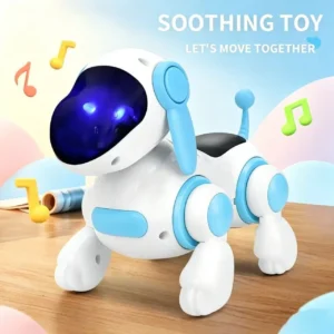 Elektronischer Roboterhund mit Touch & Fernbedienung – läuft, tanzt & macht Stunts