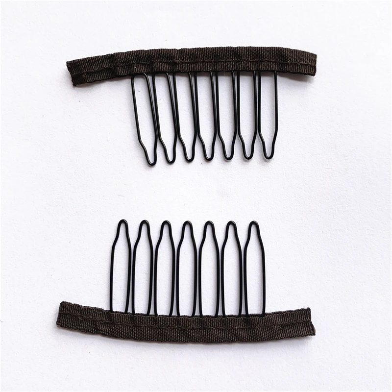 50Pcs Steel Wig Combs And Clips 4/5/6/7 Teeth Wig Comb With Cloth For Making Wig Caps Wig Secure Combs 50Pcs Steel Wig Combs And Clips 4/5/6/7 Teeth Wig Comb With Cloth For Making Wig Caps Wig Secure Combs - Image 21
