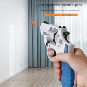 9Mm Revolver Toy Pistol Handgun Blaster Soft Bullet Toy Gun Airsoft Shooting Weapons Boys Birthday Gifts Cs Fake Gun