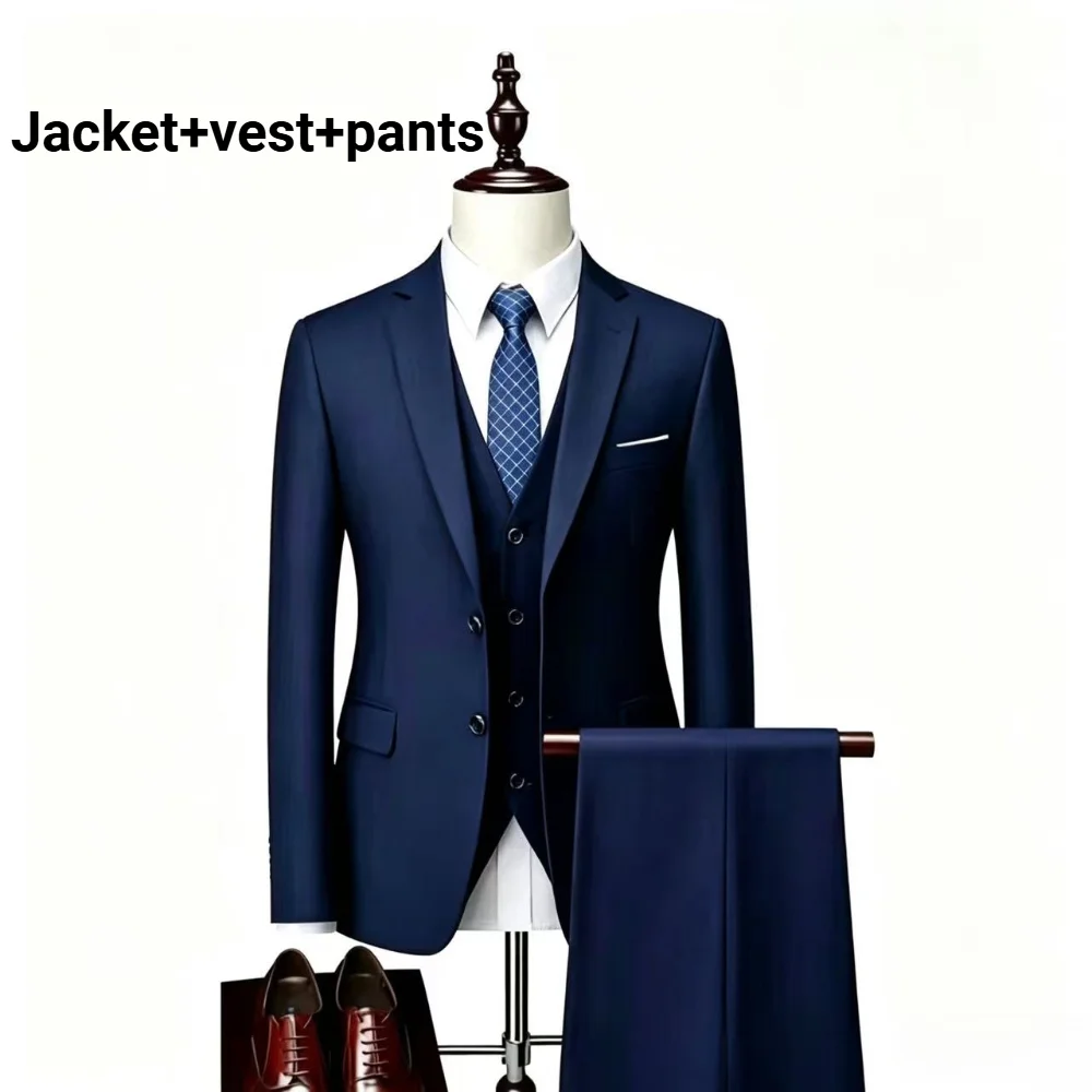Herren Anzug 3-Teilig, Leicht, Slim Fit: Sakko, Weste Und Hose Herren Anzug 3-Teilig, Leicht, Slim Fit: Sakko, Weste Und Hose - Image 16