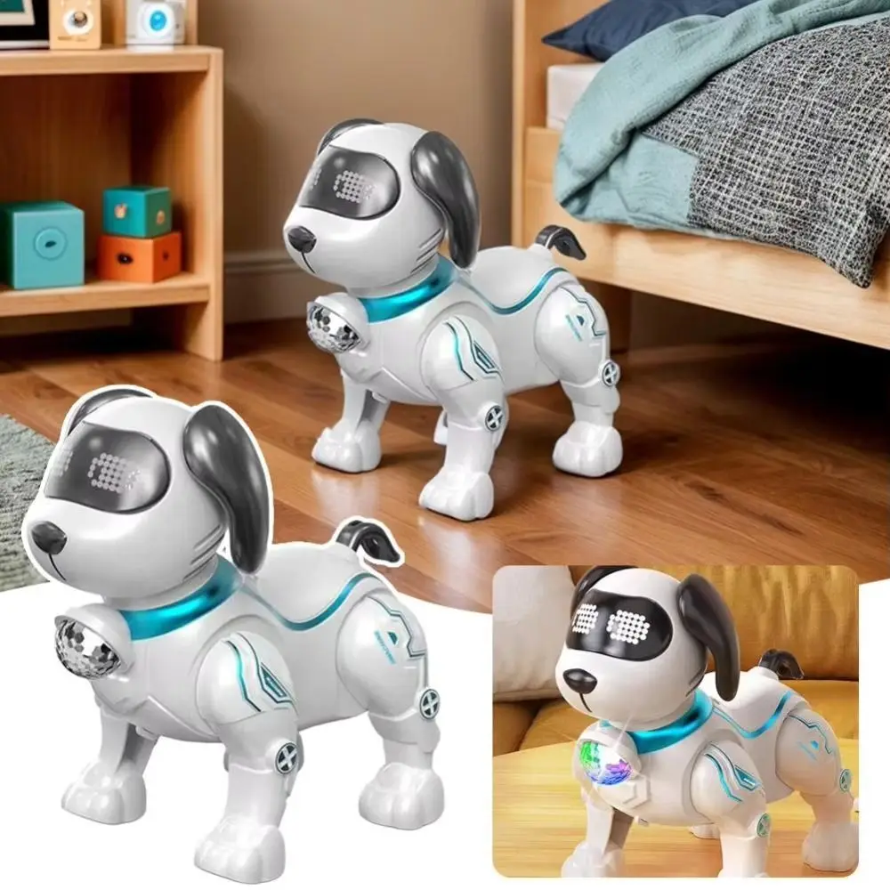 Elektronisches Roboterhund-Spielzeug Aus Kunststoff Mit Licht, Interaktives Touch-Haustierspielzeug, Programmierbarer Intelligenter Elektronischer Stunt-Roboterhund Elektronisches Roboterhund-Spielzeug Aus Kunststoff Mit Licht, Interaktives Touch-Haustierspielzeug, Programmierbarer Intelligenter Elektronischer Stunt-Roboterhund