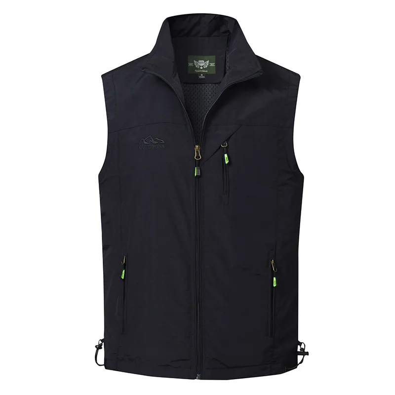 Neue Sommer Männer Outdoor Mesh Dünne Westen Klettern Ärmellose Jacken Männer Multi-Taschen Angeln Fotografie Atmungsaktive Westen 6 Neue Sommer Männer Outdoor Mesh Dünne Westen Klettern Ärmellose Jacken Männer Multi-Taschen Angeln Fotografie Atmungsaktive Westen 6 - Image 3