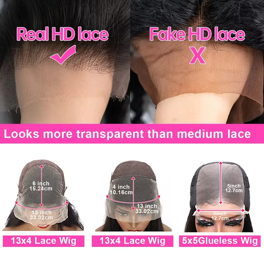 42 Zoll 5X5 Klebefreie Perücke Deep Wave 13X4 13X6 Hd Lace Frontal Perücke Echthaar-Perücken Für Frauen Brasilianisches Haar Hd Vorgezupfte Spitze 42 Zoll 5X5 Klebefreie Perücke Deep Wave 13X4 13X6 Hd Lace Frontal Perücke Echthaar-Perücken Für Frauen Brasilianisches Haar Hd Vorgezupfte Spitze - Image 6
