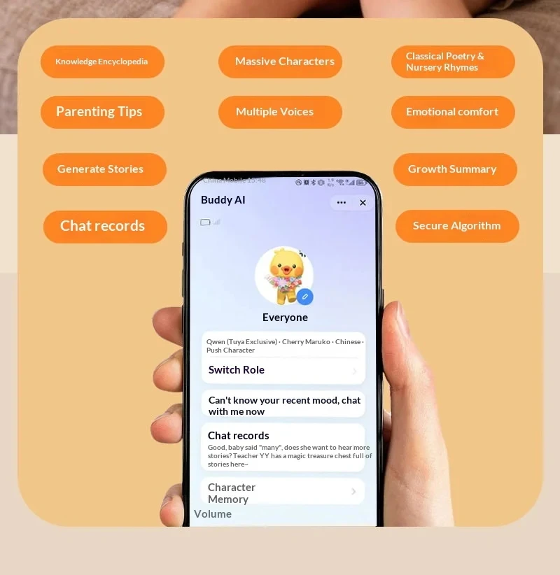Ai Intelligent Interactive Plush Doll Toy Voice Talking Chat Kids Early Educational Robot Electronic Pet Gift For Boys Girls Ai Intelligent Interactive Plush Doll Toy Voice Talking Chat Kids Early Educational Robot Electronic Pet Gift For Boys Girls - Image 4