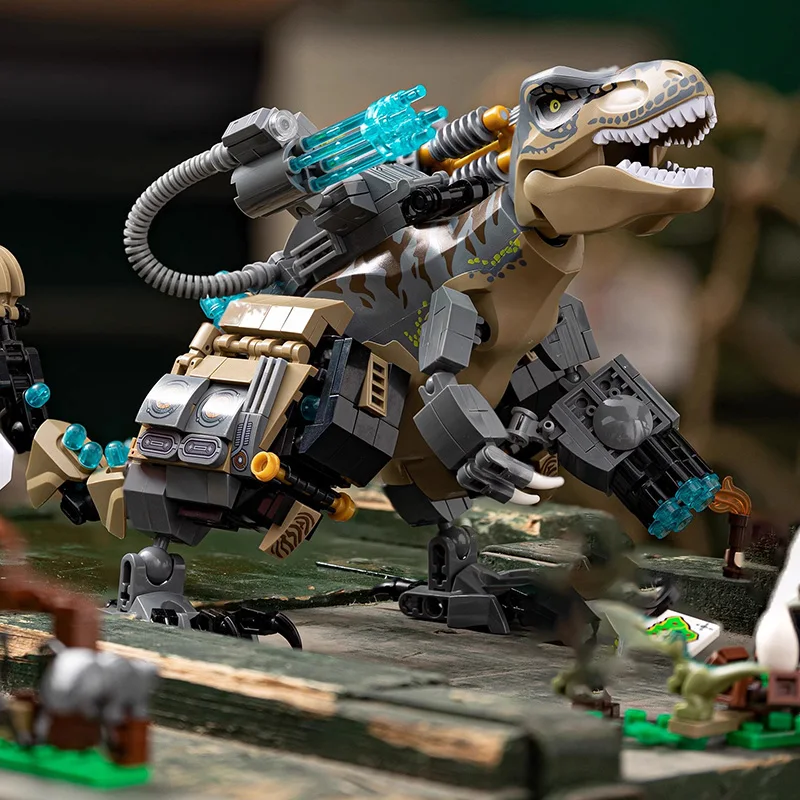 Children'S Boys' Building Block Toys, Tech-Inspired Armed Mechanical Dinosaur Building Blocks, Heavy Weapon Version Dinosaur Assembly Model, Boys' Christmas Surprise Gift Toy Children'S Boys' Building Block Toys, Tech-Inspired Armed Mechanical Dinosaur Building Blocks, Heavy Weapon Version Dinosaur Assembly Model, Boys' Christmas Surprise Gift Toy