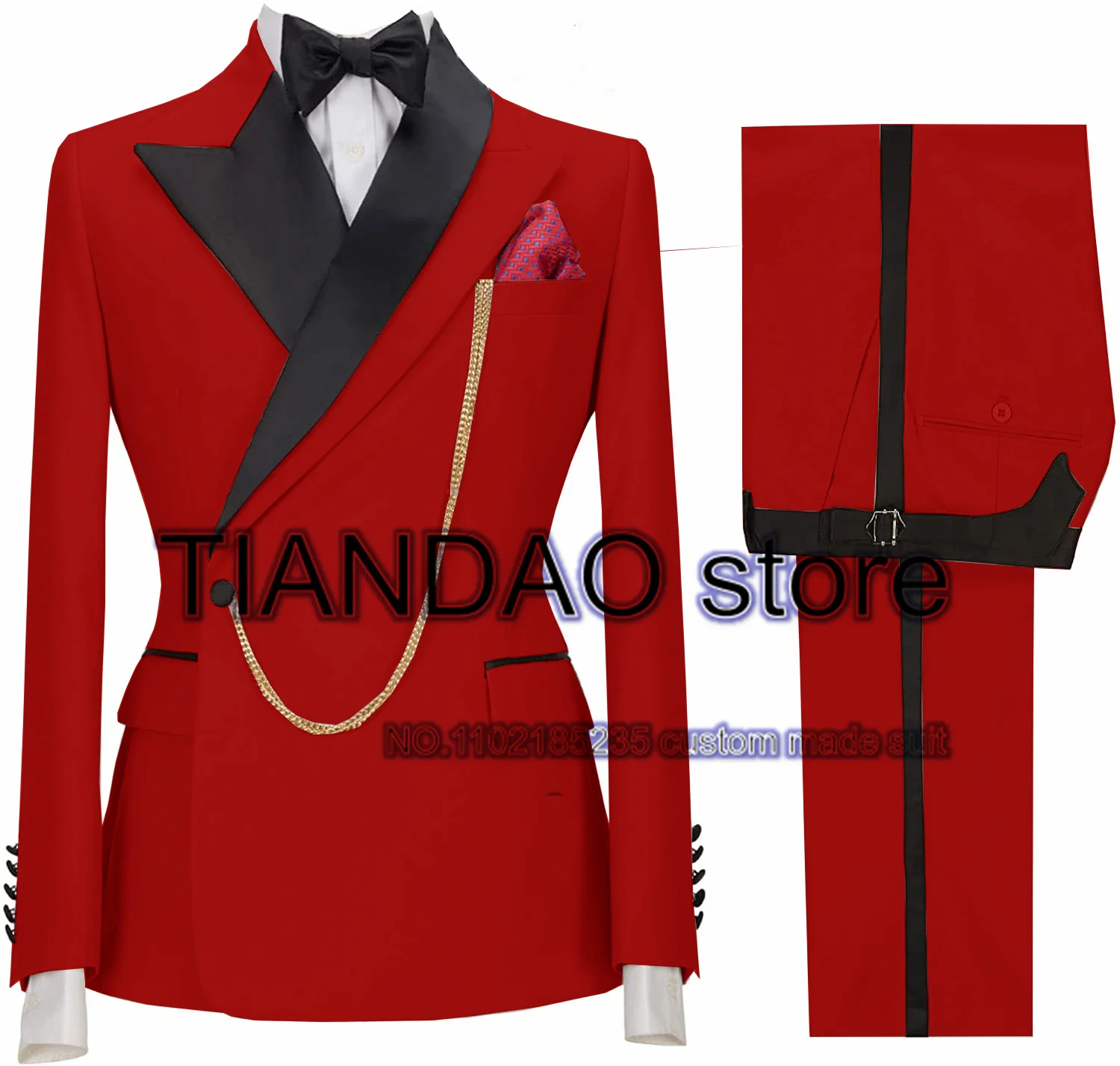 Suit For Men Wedding Groom Tuxedo Khaki Formal Blazer Pants 2 Piece Dinner Ball Dress Male Jacket Set Costume Homme Suit For Men Wedding Groom Tuxedo Khaki Formal Blazer Pants 2 Piece Dinner Ball Dress Male Jacket Set Costume Homme - Image 20