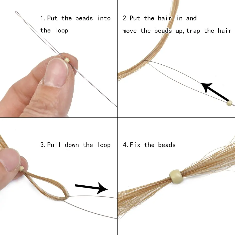 500/1000 Stück Nano-Silikon-Micro-Link-Haarverlängerungsperlen Für Sichere Und Bequeme Haarverlängerungen Auf Allen Haartypen 500/1000 Stück Nano-Silikon-Micro-Link-Haarverlängerungsperlen Für Sichere Und Bequeme Haarverlängerungen Auf Allen Haartypen - Image 5
