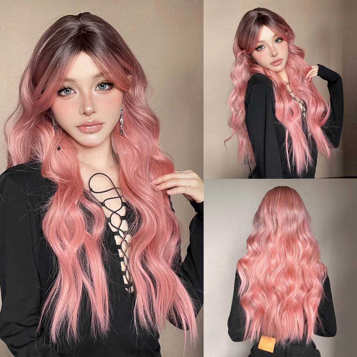 Allbell Magique Blue Hair Wig With Bangs Long Wavy Synthetic Wig Baby Blue Curly Wig For Women Daily Party Use Heat Resistant Allbell Magique Blue Hair Wig With Bangs Long Wavy Synthetic Wig Baby Blue Curly Wig For Women Daily Party Use Heat Resistant - Image 20