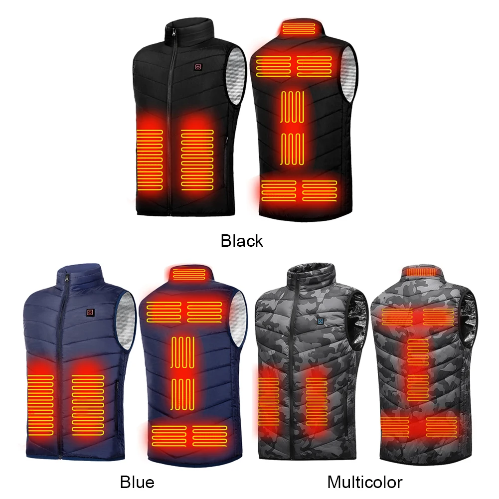 9 Bereiche Beheizte Weste Herrenjacke Beheizt Winter Damen Elektrische Usb-Heizung Bergjacke Mann Thermoweste Körperwärmer Mantel M-7Xl 9 Bereiche Beheizte Weste Herrenjacke Beheizt Winter Damen Elektrische Usb-Heizung Bergjacke Mann Thermoweste Körperwärmer Mantel M-7Xl - Image 6