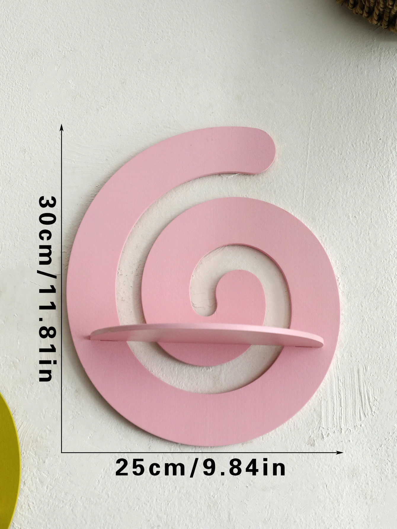 Nette Candy Form Holz Schwimmende Wand Regal Display Pflanze Blumentopf Tablett Lagerung Rack Kunst Dekoration Mädchen Zimmer Wand Dekor – Bild 3
