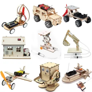 DIY physikalisches Modell, wissenschaftliches Experiment, pädagogisches Spielzeug, handgefertigt, kleine Produktion, Montage, Handwerk, Technologie, Projekt für Schullabor