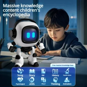 Neuer KI-Interaktiver Schreibtischroboter mit Spracherkennungsfunktion, Sprechender Begleiter, Lernspiele, Pädagogisches Spielzeug für Kinder